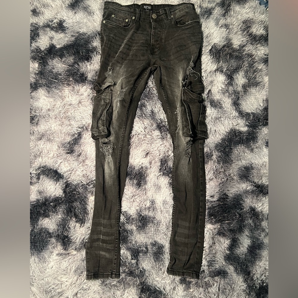 Black Boohooman Jeans 32L